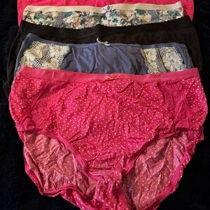 Cacique 18/20 Extra Soft Full Size Briefs in Multicolor